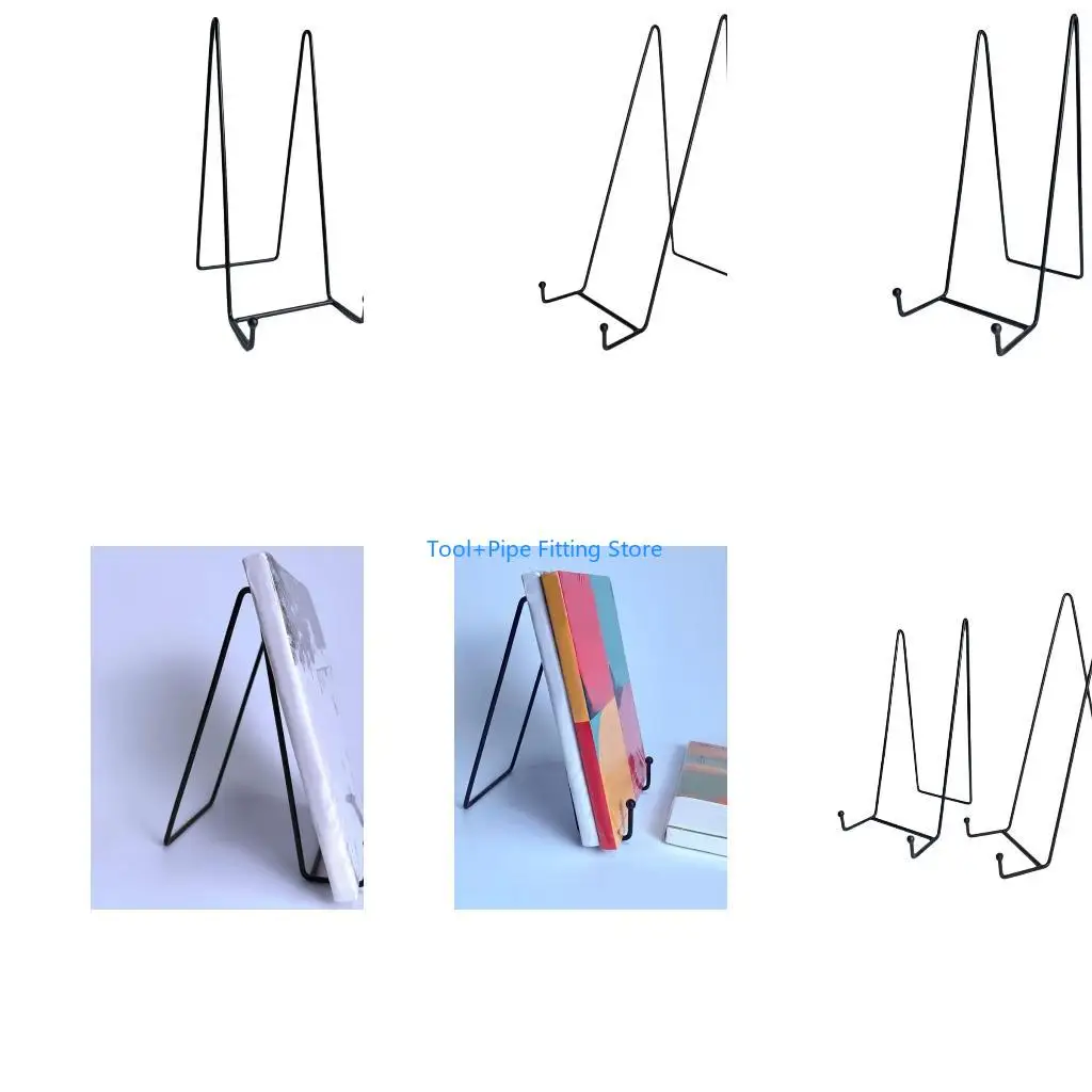 F92B Practical Iron Stands Rack For Displaying Plates And Frames In Various Setting