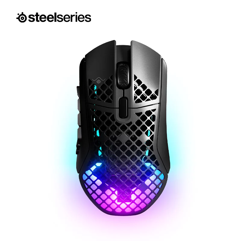 

SteelSeries Siro aerox 9 hole mouse Bluetooth mouse wireless game mouse E-sports eat chicken lol