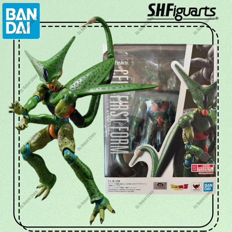 

Original Bandai S.H.Figuarts SHF Cell First Form Dragon Ball Z in Stock Anime Action Collection Figures Model Toys