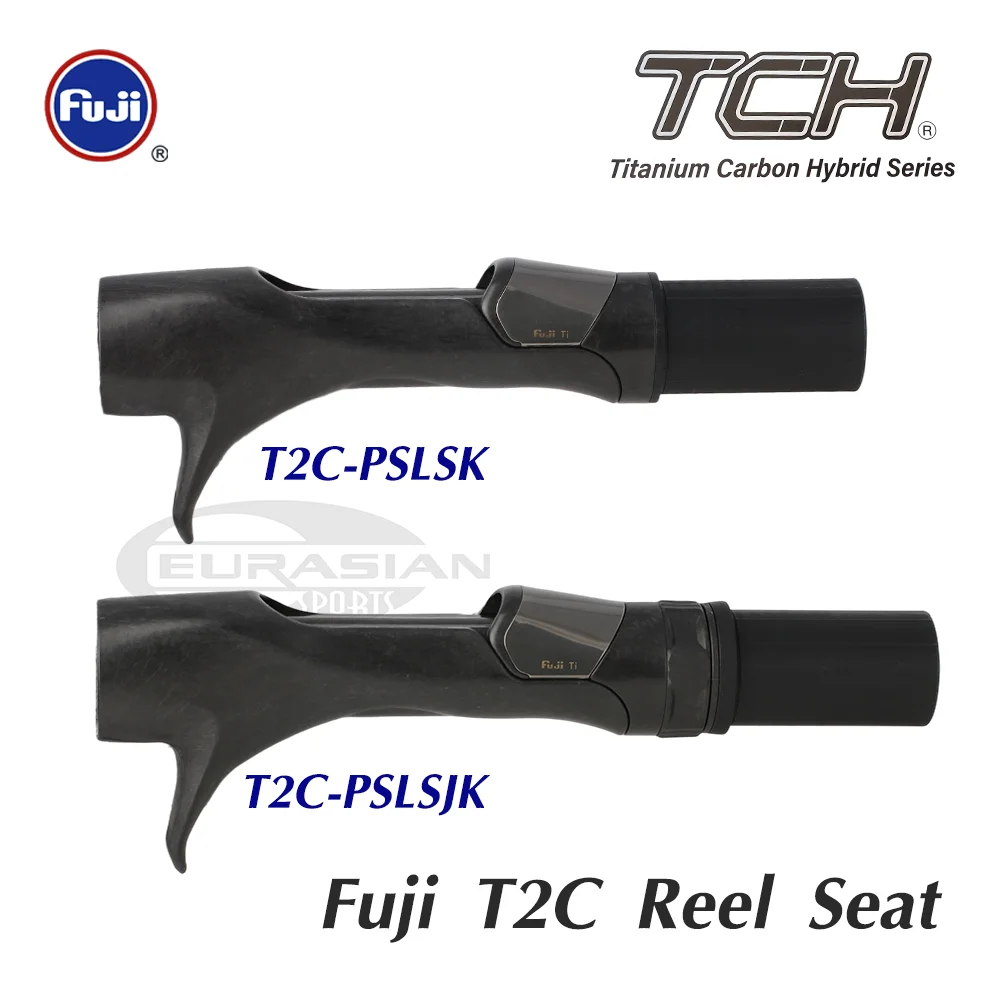 Original Fuji PSLSJK Reel Seat Titanium and Carbon Fiber Reinforced Flat Back Casting Reel Seat for Fishing Rod Light Seat 1pcs