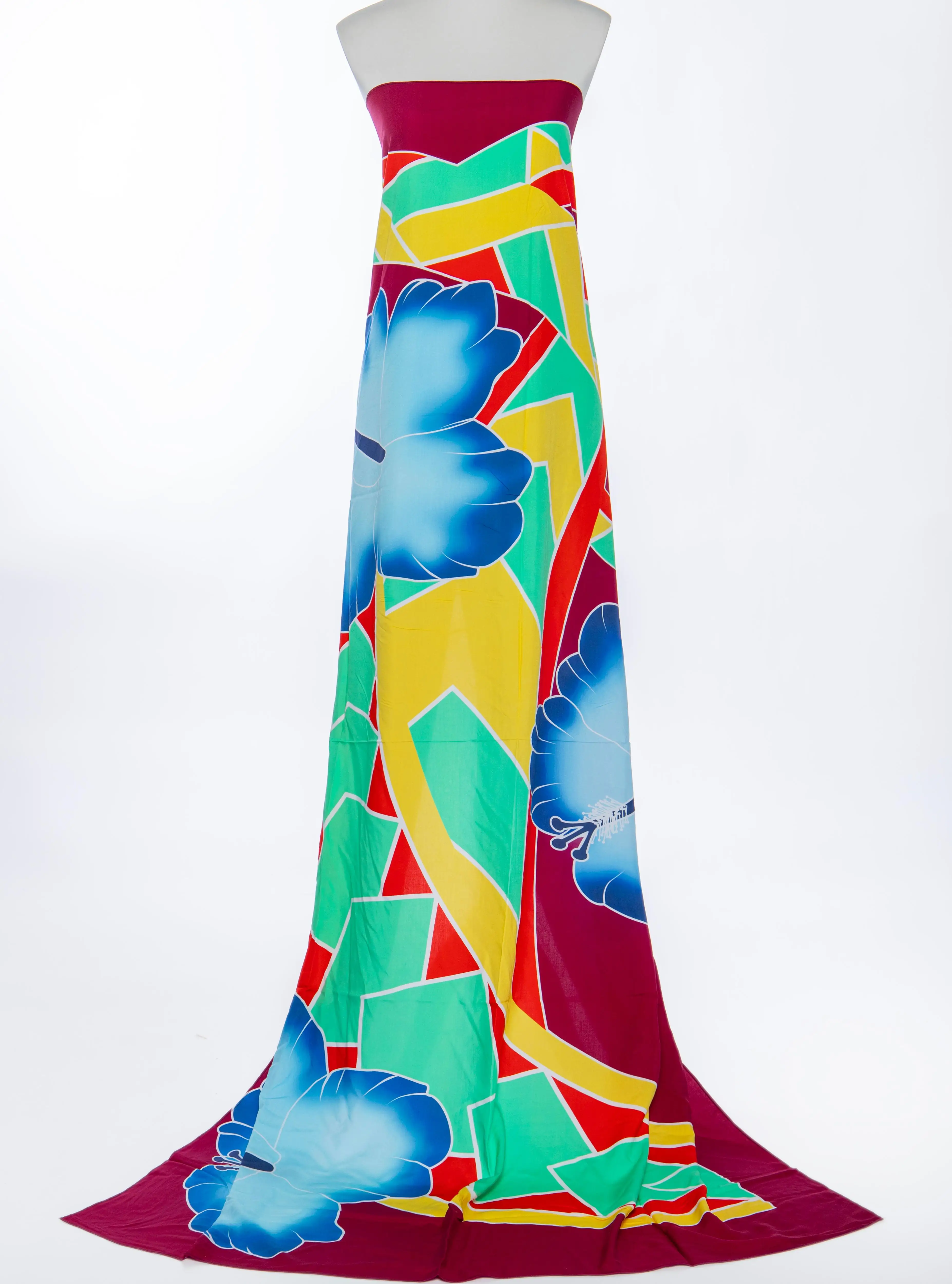 NEU Strand Sarong Cover Up Wrap Bikini Bademode Kleid Damen Tie Dye Pareo Top Qualität Strand Sarong Hibiskusblüten Sarongs