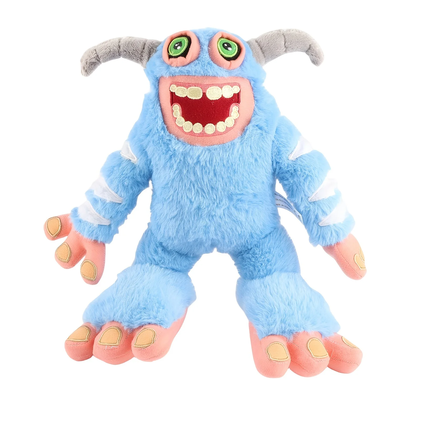 28cm/11.2in Monster Plush Toys Rare Mammott Plushies Funny Horror Game Monster Toys Soft Stuffed Animal Birthday Christmas Gift