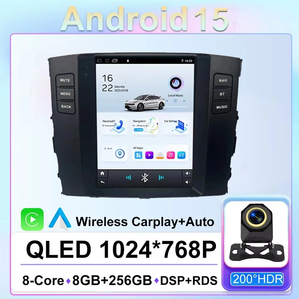 9,7 "para Mitsubishi Pajero 4 V80 V90 2006-2014 navegación de Radio de coche para reproductor Multimedia de coche 2din Android