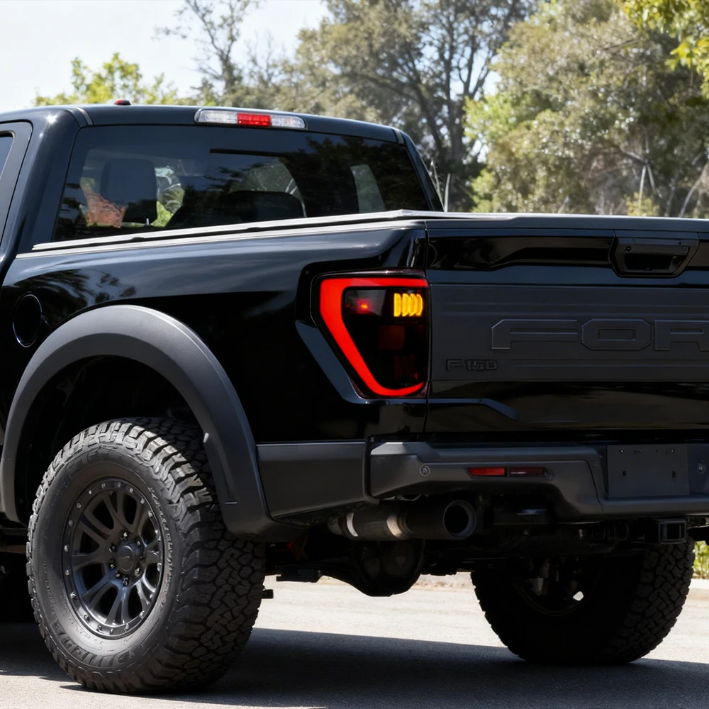 For Ford Raptor F150 2021-2023 Car Back Lamps Assembly Upgrade High Quality New style LED Plug and Play Taillights Accessories