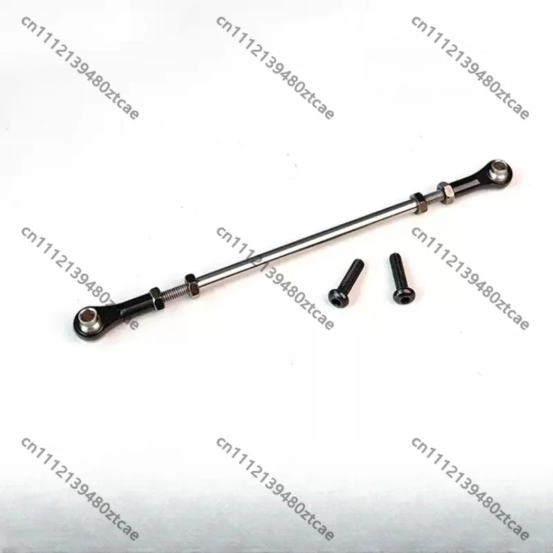 truck-adjustable-steering-link-rod-110mm‑120mm-length-metal-front-steering-pull‑rod-hobby-truck-replacement-accessory