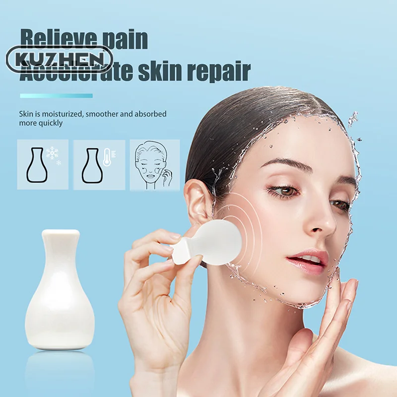 Handheld Facial Cold Compress Beauty Instrument Physical Lifting Anti-wrinkle Face Cooling Massager Calm Skin Ice Cooler