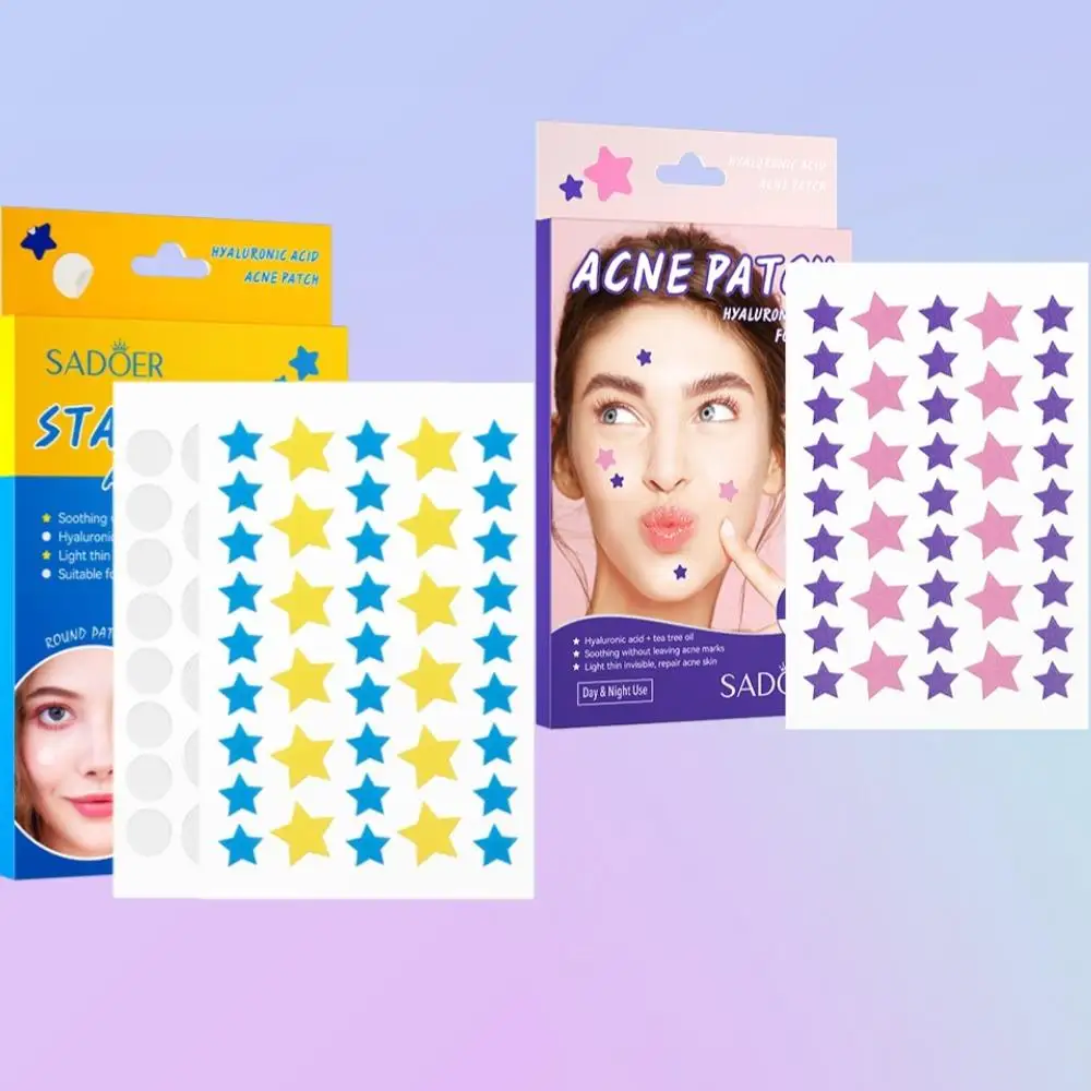 

SADOER Acne Repair Patches Colored Acne Patches Invisible Removal Pimple Spots Marks Concealer Hydrocolloid Acne Patches