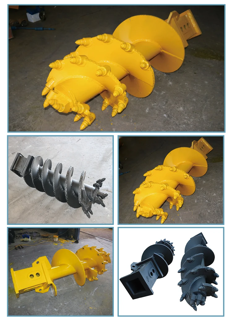Professional Heavy   Portable Auger For Multi Layer Soil Operation High Torque Engine With Depth Control System Drilling