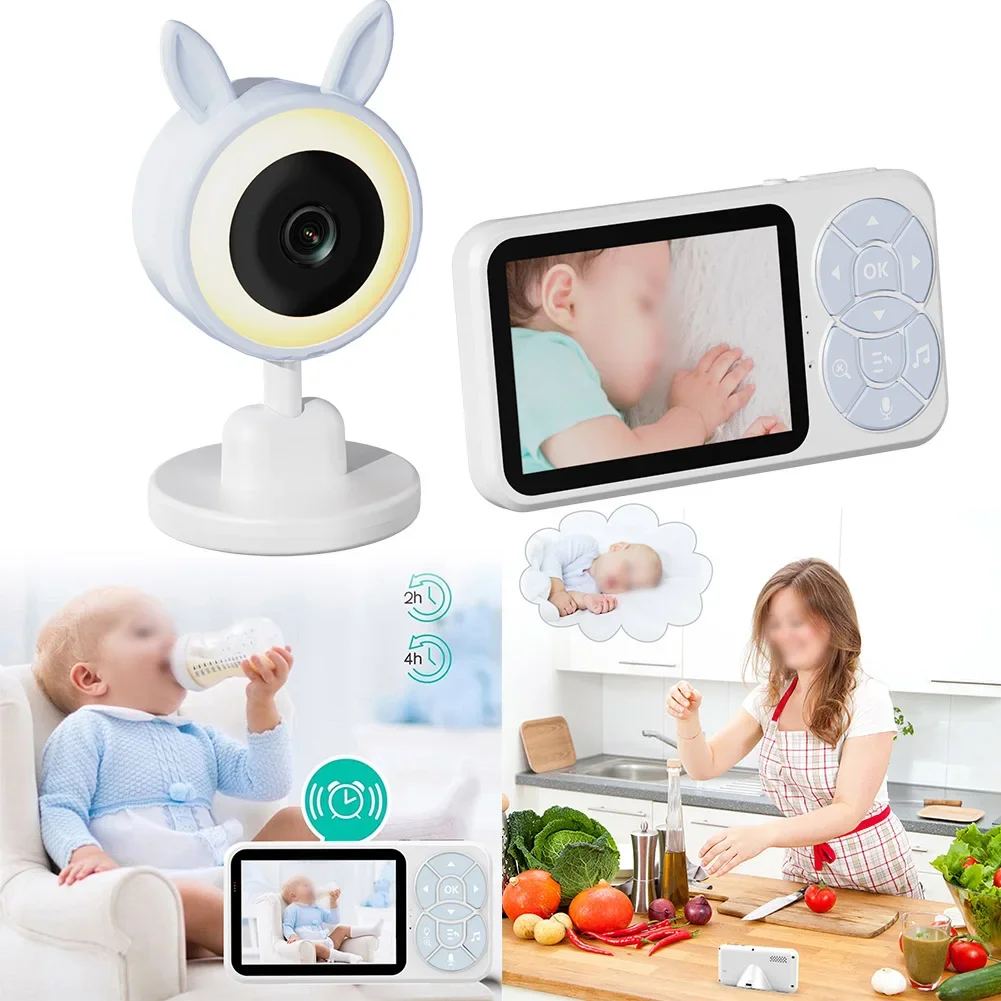 

Baby Monitor With Night Light Baby Monitor Crying Detection Intelligent Sound Alarm Remote Monitoring Caregiver For Home