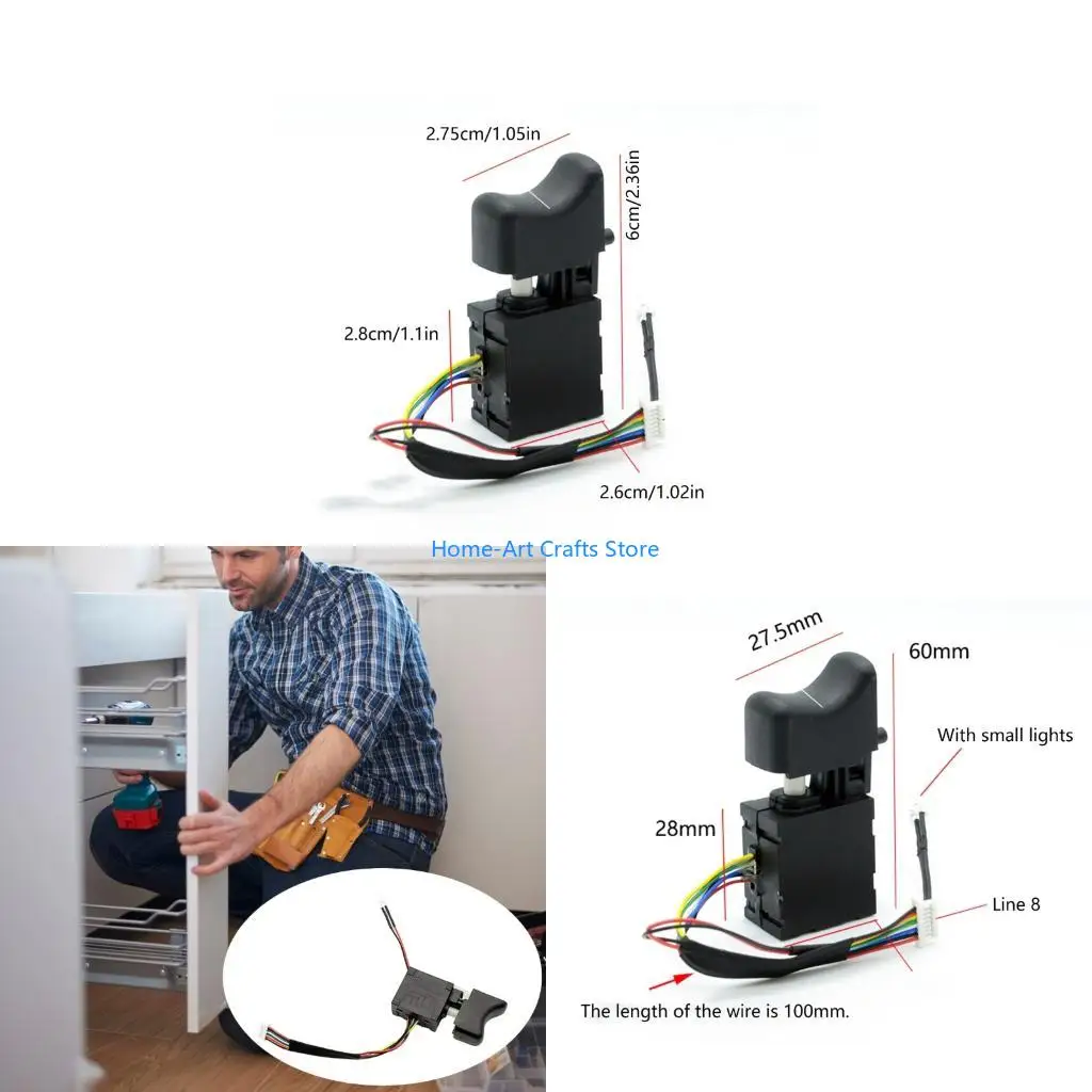 Y3NA Heavy Duty Electric Drill Switcher For 2106 Brushless Wireless Drill Accessories