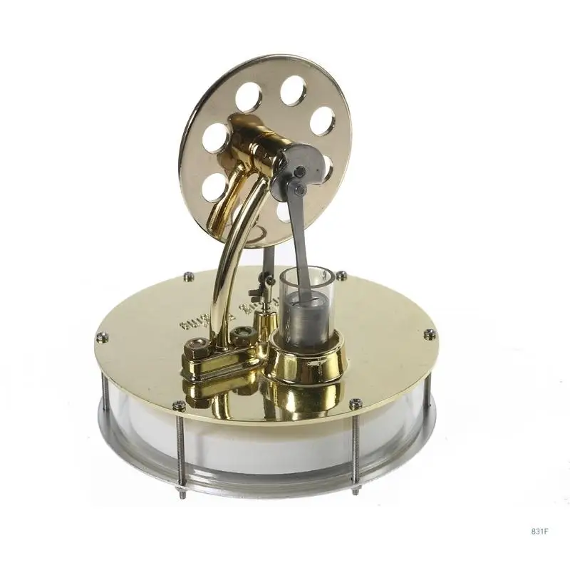 Mini Low Temperature Stirling Engine Model Steam Heat Education Model Toy Scientific Experiment Props Easy Operation