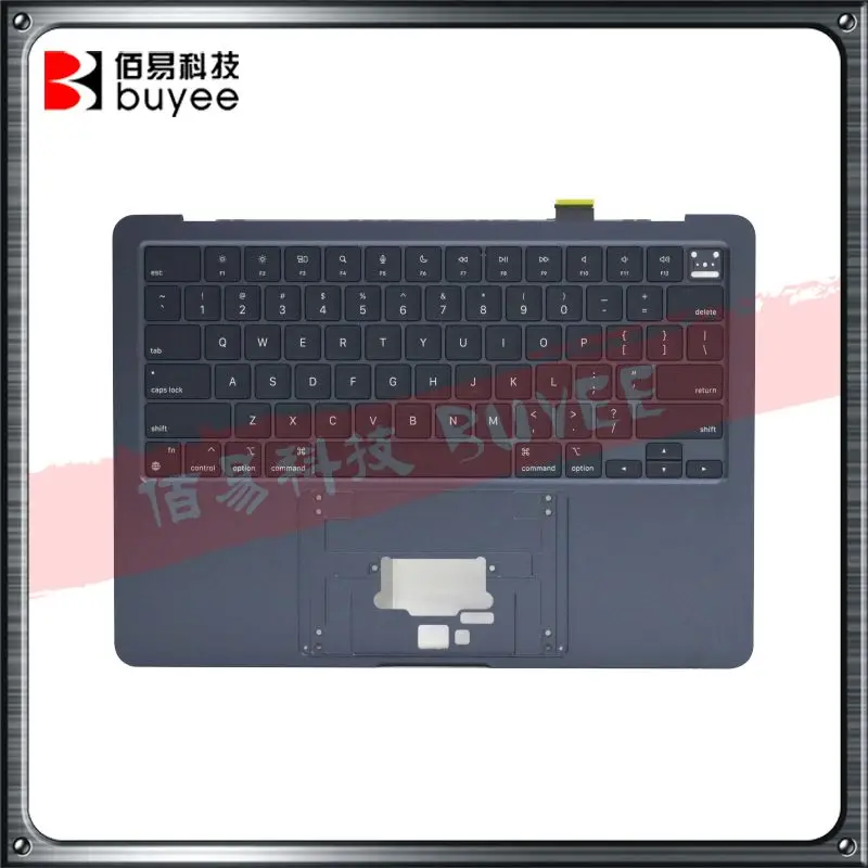 Imagem -02 - Upper Case Palmrest para Macbook Air Topcase Original Eua Reino Unido Francês Teclado Russo Luz de Fundo 13 Polegadas Retina m2 A2681 2023 Novo