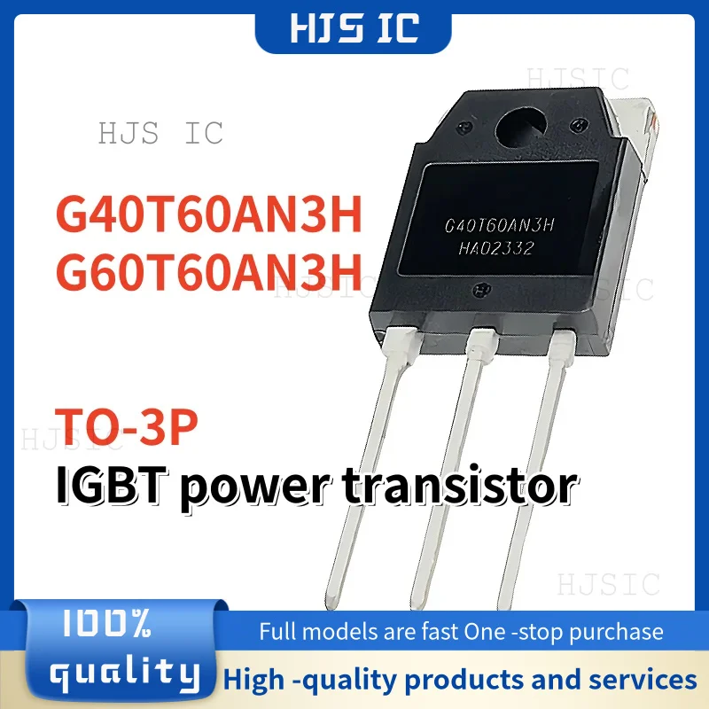 5 PCS Novo G40T60AN3H G60T60AN3H G40T60 G60T60 TO-3P IGBT transistor de potência Em Estoque