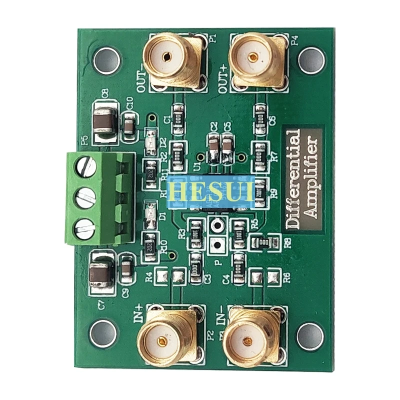 AD8138 Differential amplifier module single-ended to differential ADC driver is paired with the AD8130 module