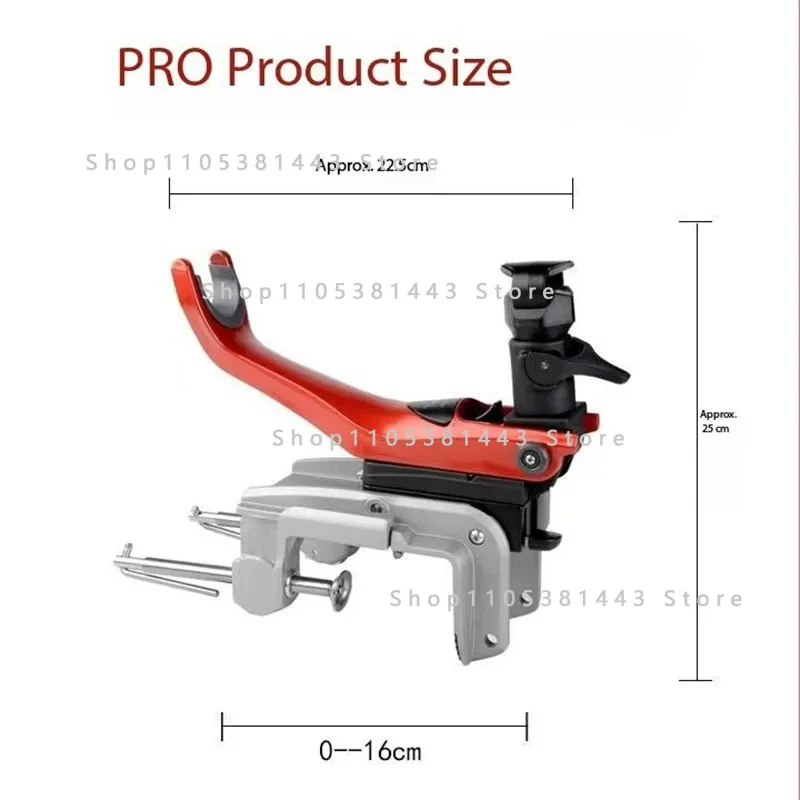 Support Holder Ocean Fishing Tackle Rod-Support Tool New Fishing Rod Bracket Multi-angle Adjustment Metal Base Sea Fishing Pole
