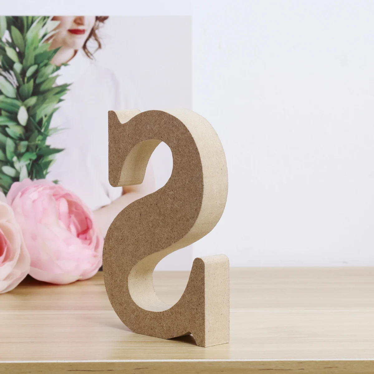 

Wooden Letter Ornaments Home Decor Letters for Wall Craft Household Bamboo Office Alphabet