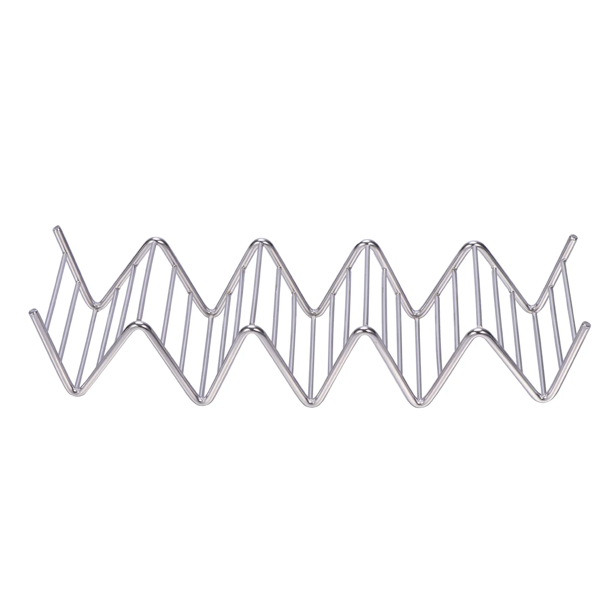 

2pcs Stainless Steel Taco Rack Metal Stand Dishwasher Safe Kitchen Utensil Taco Holder For Easy Filling Serving Corn
