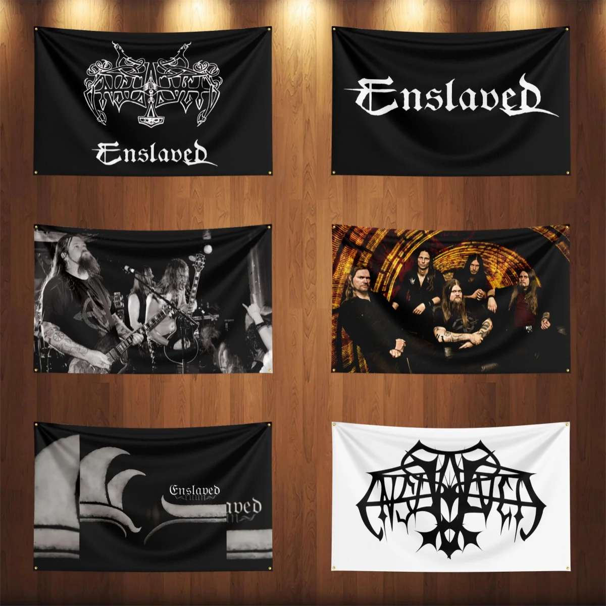 

3x5 Ft Heavy Rock Band E-Enslaveds Flag Polyester Digital Printing Banner for Bedroom Wall Art Out Door Tapestry Decora