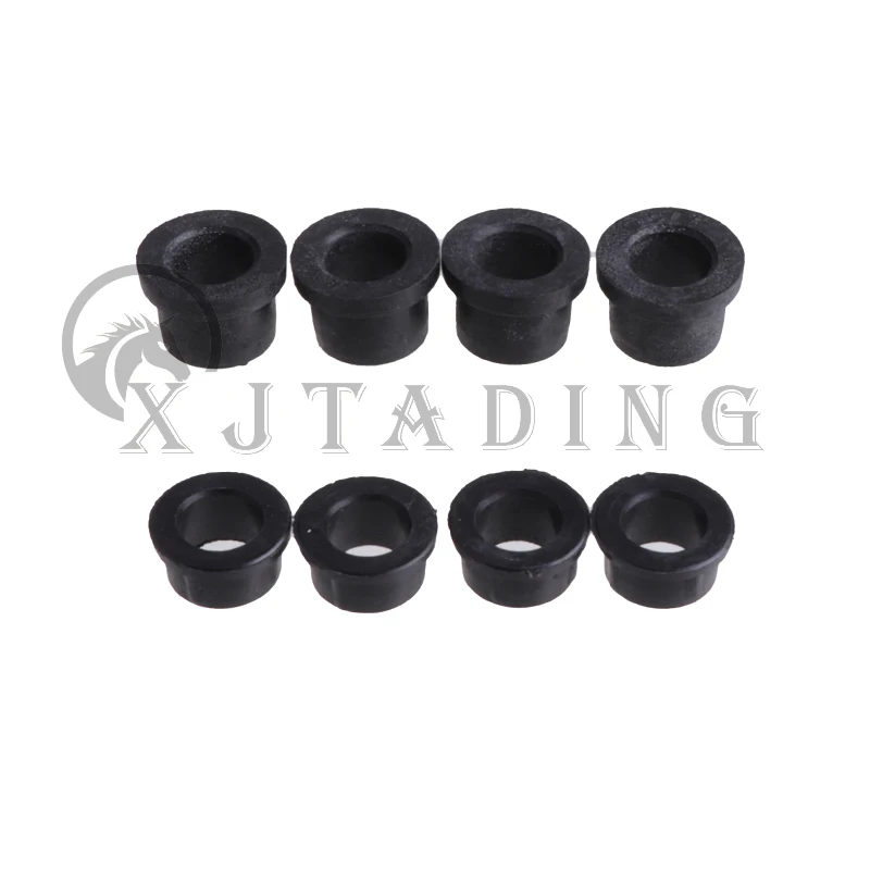 

4Pc Bushing Round Hollow Grommet Hole Plug O-rings Sealed Gasket For ATV Front A-Arm Bushings Steering Strut Knuckle Spindle