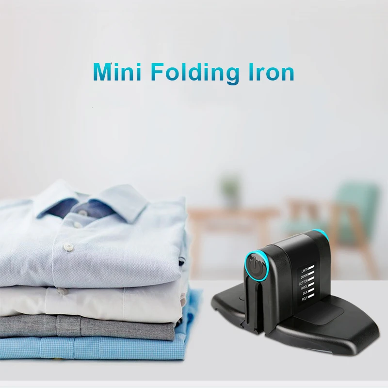 Có Thể Gập Lại Sắt Báo Chí Làm Nóng Quần Áo Máy 6 Chế Độ Cho Cotton/Len/Lụa Quần Áo Sạc Sắt Dễ Dàng Hoạt Động Di Động mini