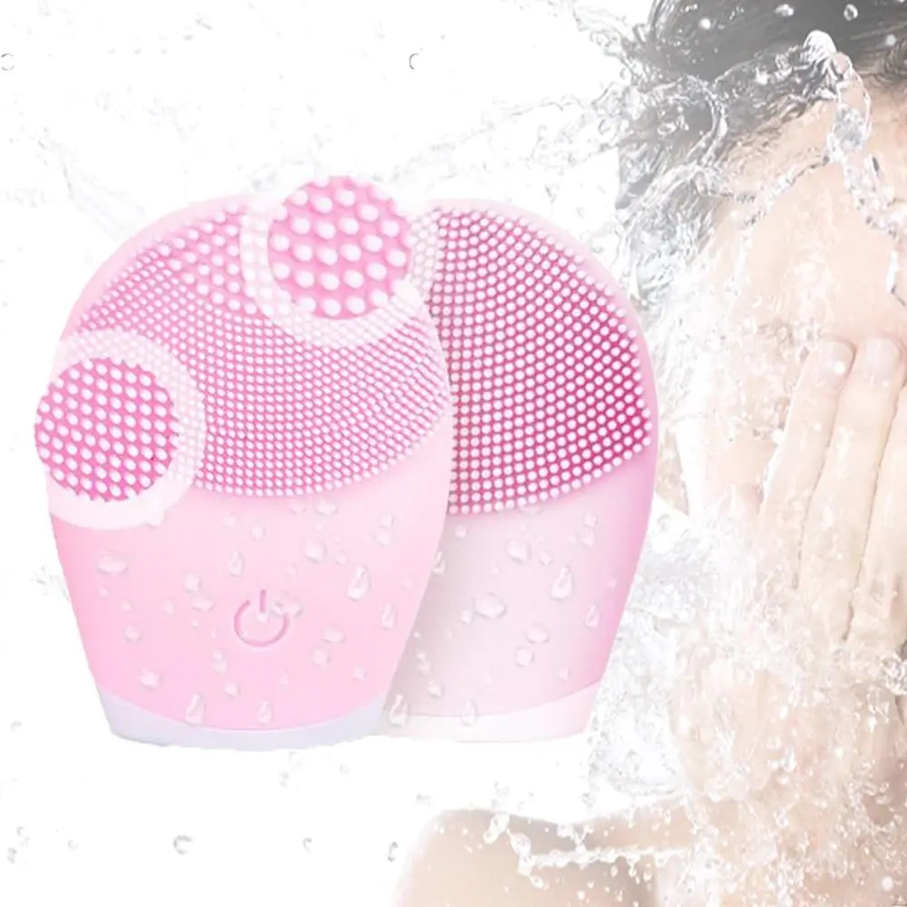 Elétrica Silicone Facial Cleanser Massager, Skincare Massagem Ferramenta, Máquina De Beleza, Vibração De Limpeza De Poros