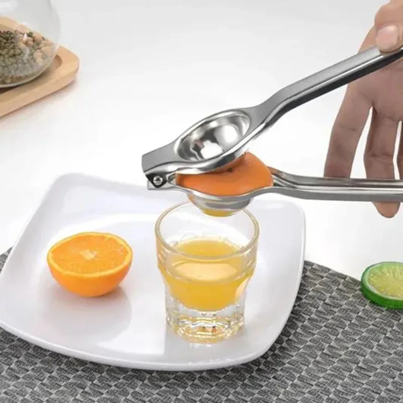 

Stainless Steel Lime Lemon Squeezer - Citrus Fruit Juicer Press Kitchen Bar Tool