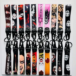 Halloween Cool Eagle Beak Keychain Lanyard Anime Manga Series Badge Holder USB Pendant Portable Key Lanyard Accessories