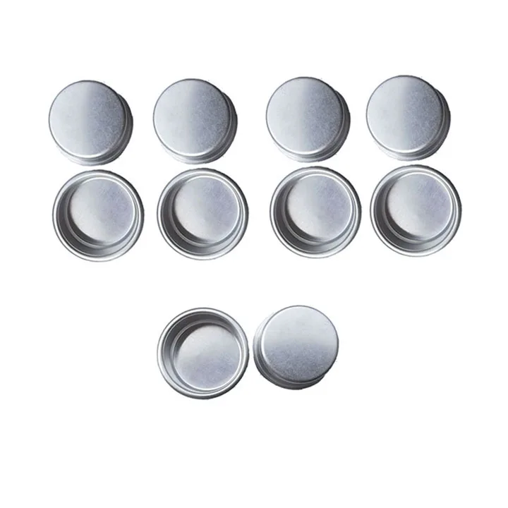 Portavelas de aluminio de 32/40/41,2mm, velas de cera, tazas, candelabro, comedor, bodas, Día de San Valentín, decoración de fiesta en casa, 10 Uds.