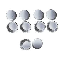 10pc Aluminium Candle Holder 32/40/41.2mm Wax Candles Cups Candlestick Holder Dining Weddings Valentine's Day Home Party Decor