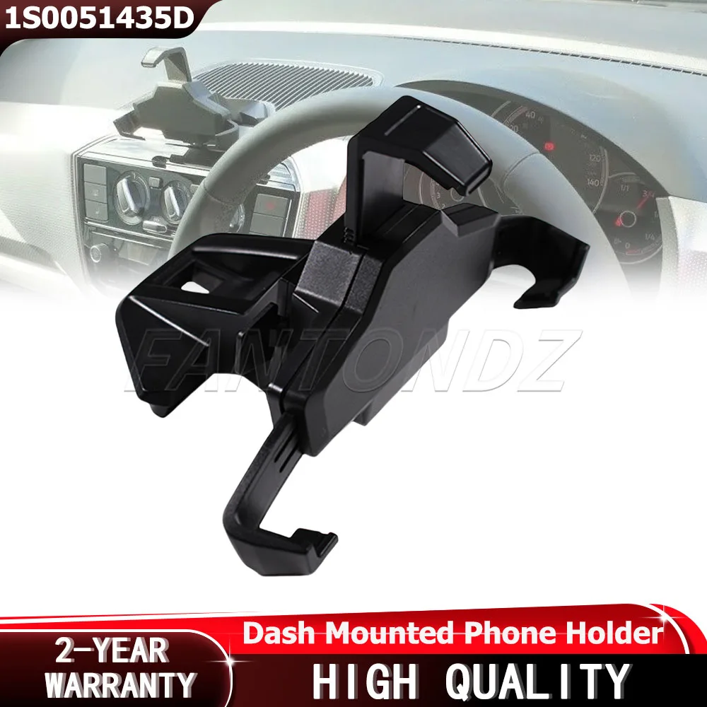 

Dash Mounted Phone Holder For Seat Mii, VW UP, Skoda Citigo 2016 1S0051435D Three Legged Phone Holder Black Car Accessories