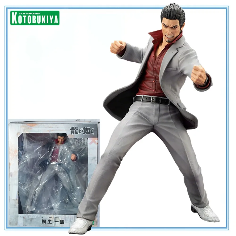 

100% Оригинальная коллекционная фигурка Kotobukiya Ryu Ga Gotoku Kiryu Kazuma из серии аниме, модель для декора, игрушка в наличии
