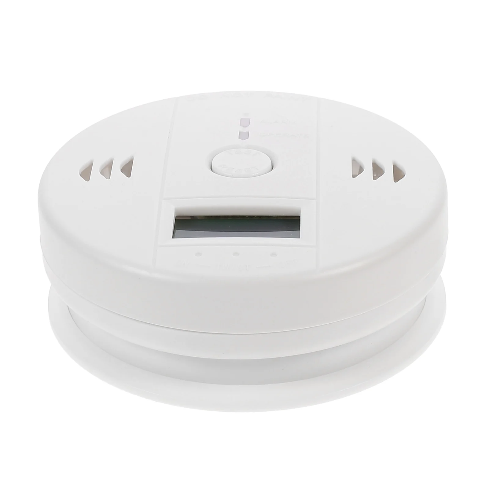 1pc Portable Gas Lcd Digital Sensor Reliable Household Smoke Co Detection Equipment Durable Abs