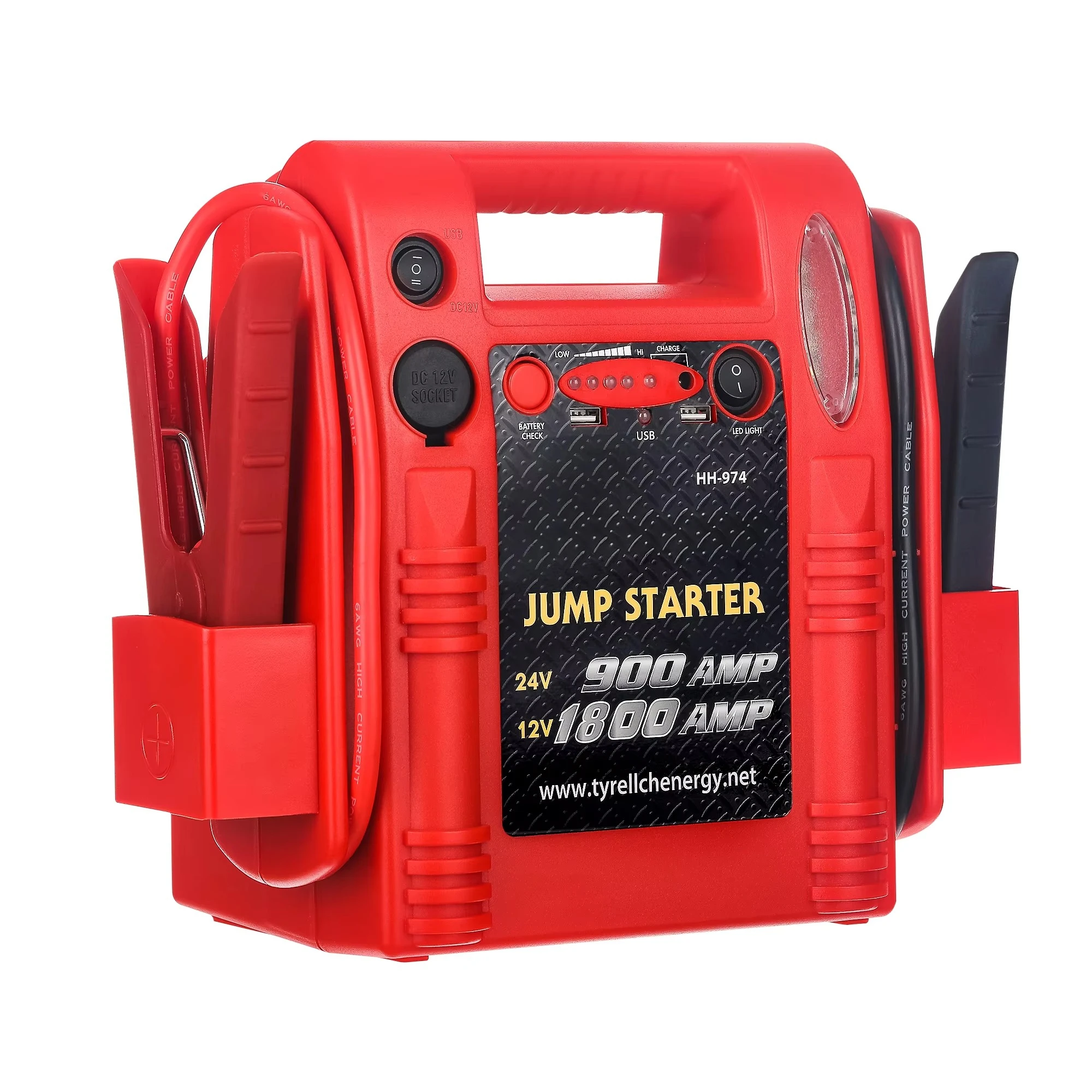 Car Jump Starter 12V 24V Truck - 12V 24V Jump Starter 18000mAh Lead-acid