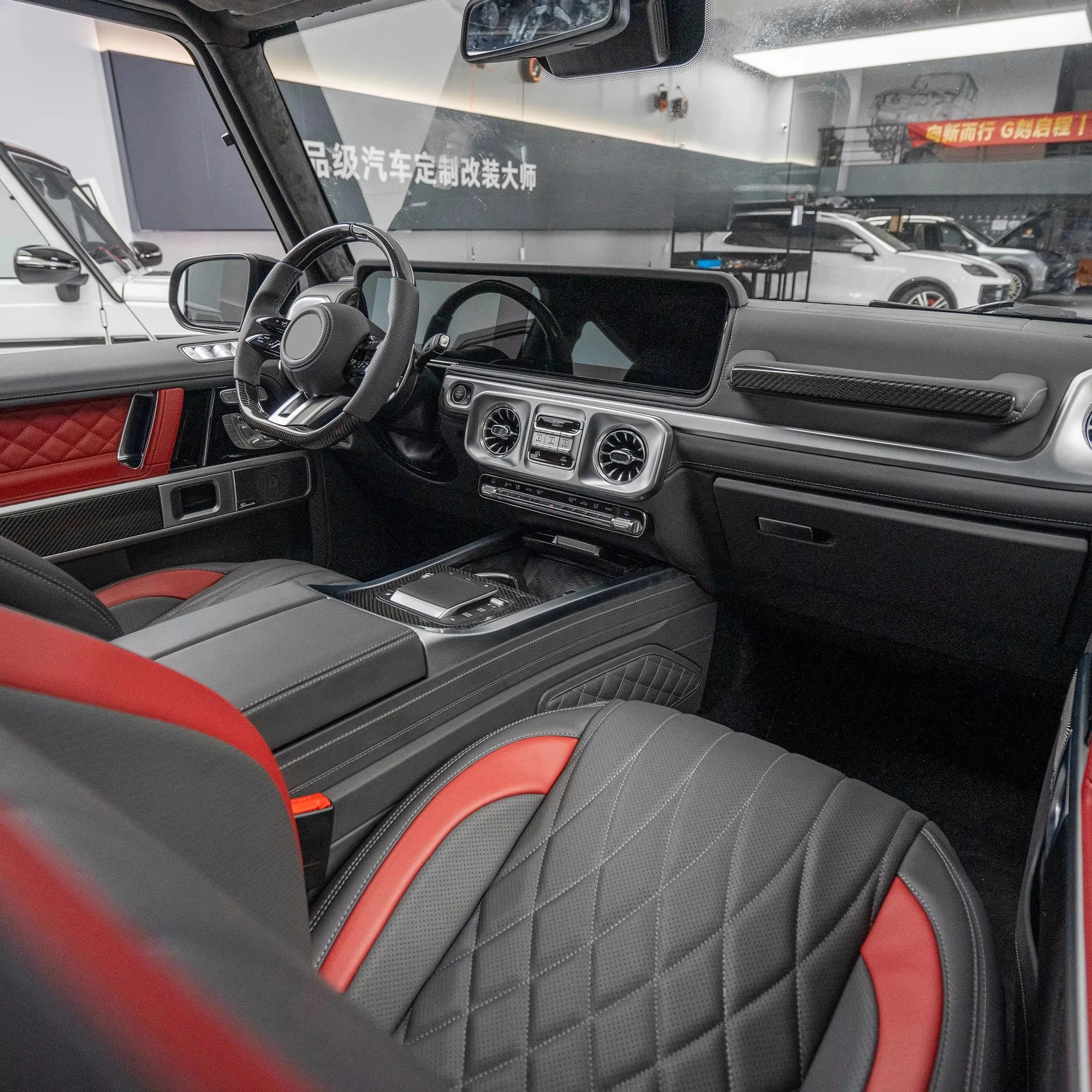 JDMCMA Full Interior Upgrade Kit for Mercedes-Benz G-Class W463 2002-2016 W465 2026 Design Retrofit G500 G550 G63
