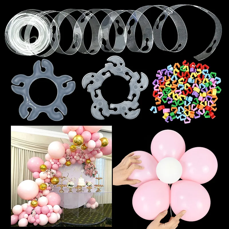 

5M Balloons Chain Clips Wedding Balloon Arch Garland Decoration For Home Baby Shower Birthday Party Supplies Balloon Accessories