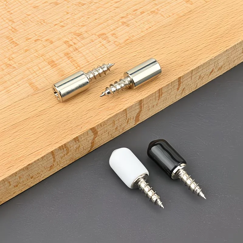 20pcs Metal Shelf Support Pegs with Anti-Slip Sleeves & Self-Tapping Screws Furniture Hardware Set