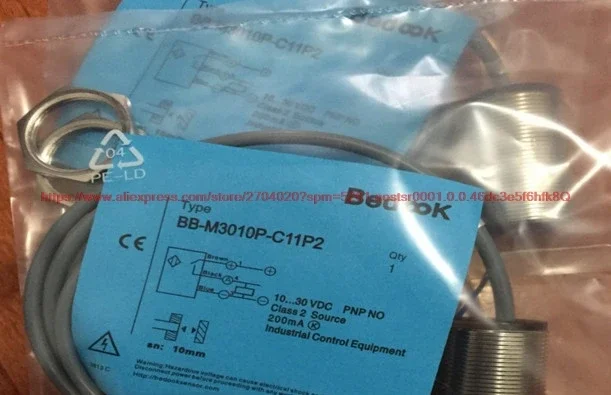 

100% НОВЫЙ BB-M3010P-C11P2 M30 водонепроницаемый бесконтактный переключатель постоянного тока 3-проводной нормально разомкнутый датчик