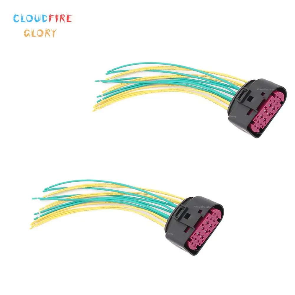 

CloudFireGlory 68305265AA 2Pcs Projector Headlight Xenon HID Connector For Dodge Ram 1500 2500 2013 2014 2015 2016 2017 2018