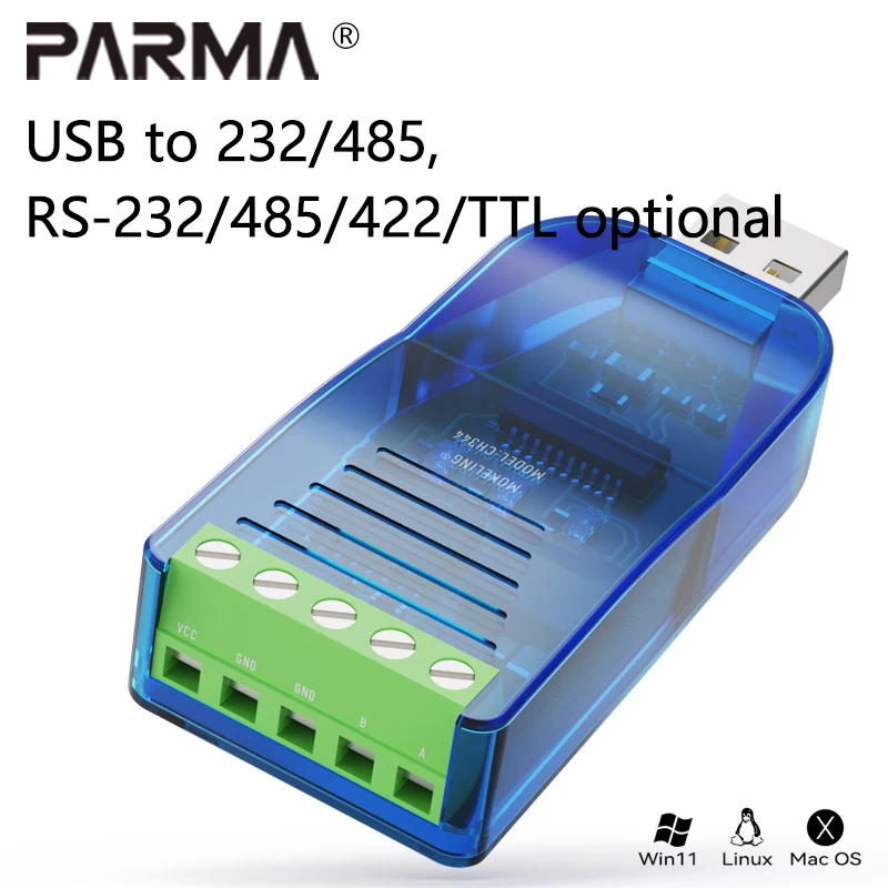 usb to 485/422/TTL converter, USB to RS485/RS422 module to rs232 computer and notebook interface adapter with isolation