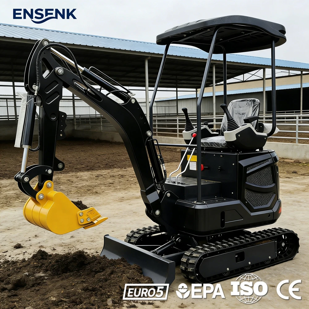 

Мини-экскаватор 1.5т 1.7т 2.5т 2.0т для строительства и сельского хозяйства, многофункциональный, CE EPA Euro5, напрямую от производителя