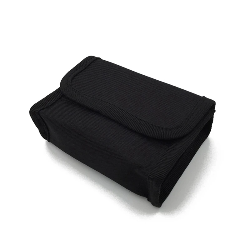 Tas pinggang nilon untuk pria, tas peralatan berkemah, tas pinggang berburu, dompet ponsel luar ruangan warna polos