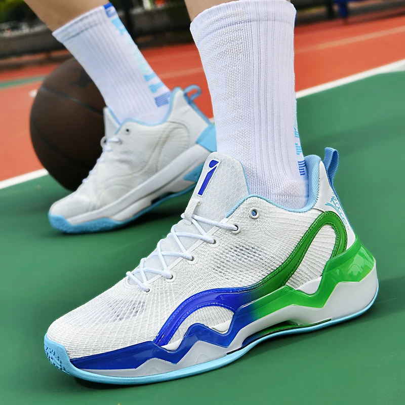 

New 2025 men's high top basketball shoes spring and autumn running sports outdoor practical women's shoes