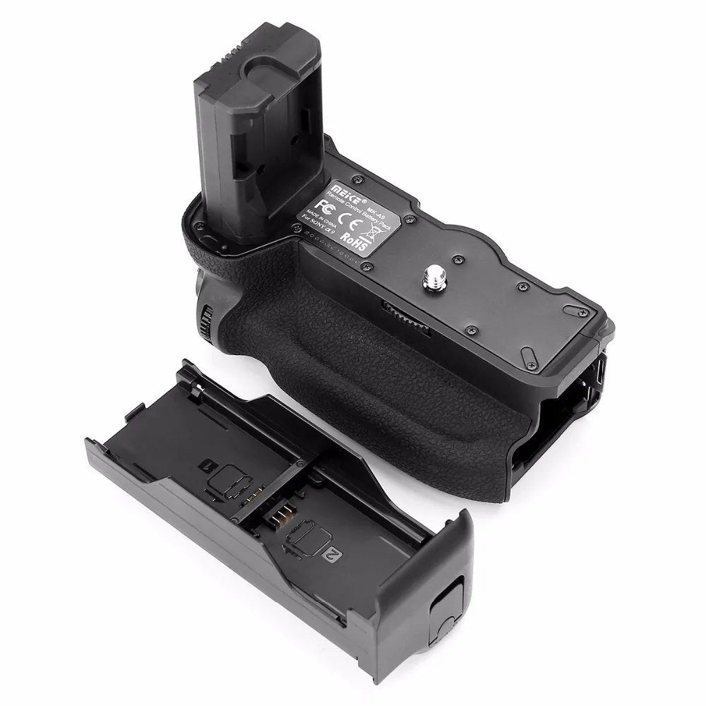 Meike-MK-A9 Vertical Tiro Multi-função Battery Grip para Sony A9, A7III, A7R III Camera