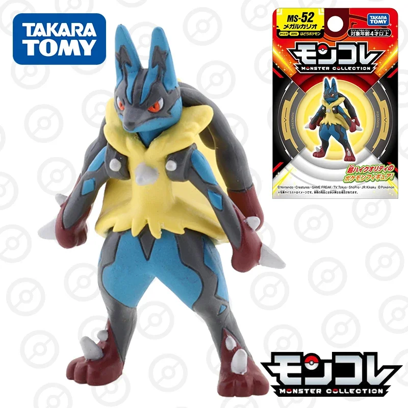 

Takara Tomy Pokemon monglue MS-52 Mega Lucario -EX фигурка Монстр Коллекция персонажей для детей Рождественский подарок игрушки для мальчиков