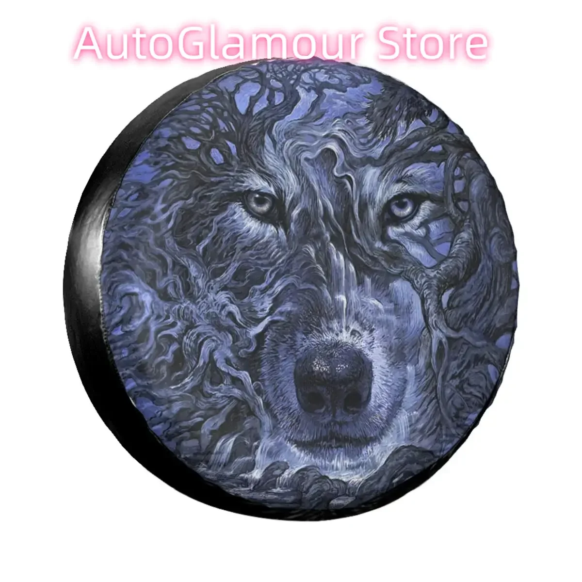 

Чехол для запасного колеса Wolf Tree для Mitsubish Animal, защитные колеса автомобиля, аксессуары 14 дюймов, 15 дюймов, 16 дюймов, 17 дюймов