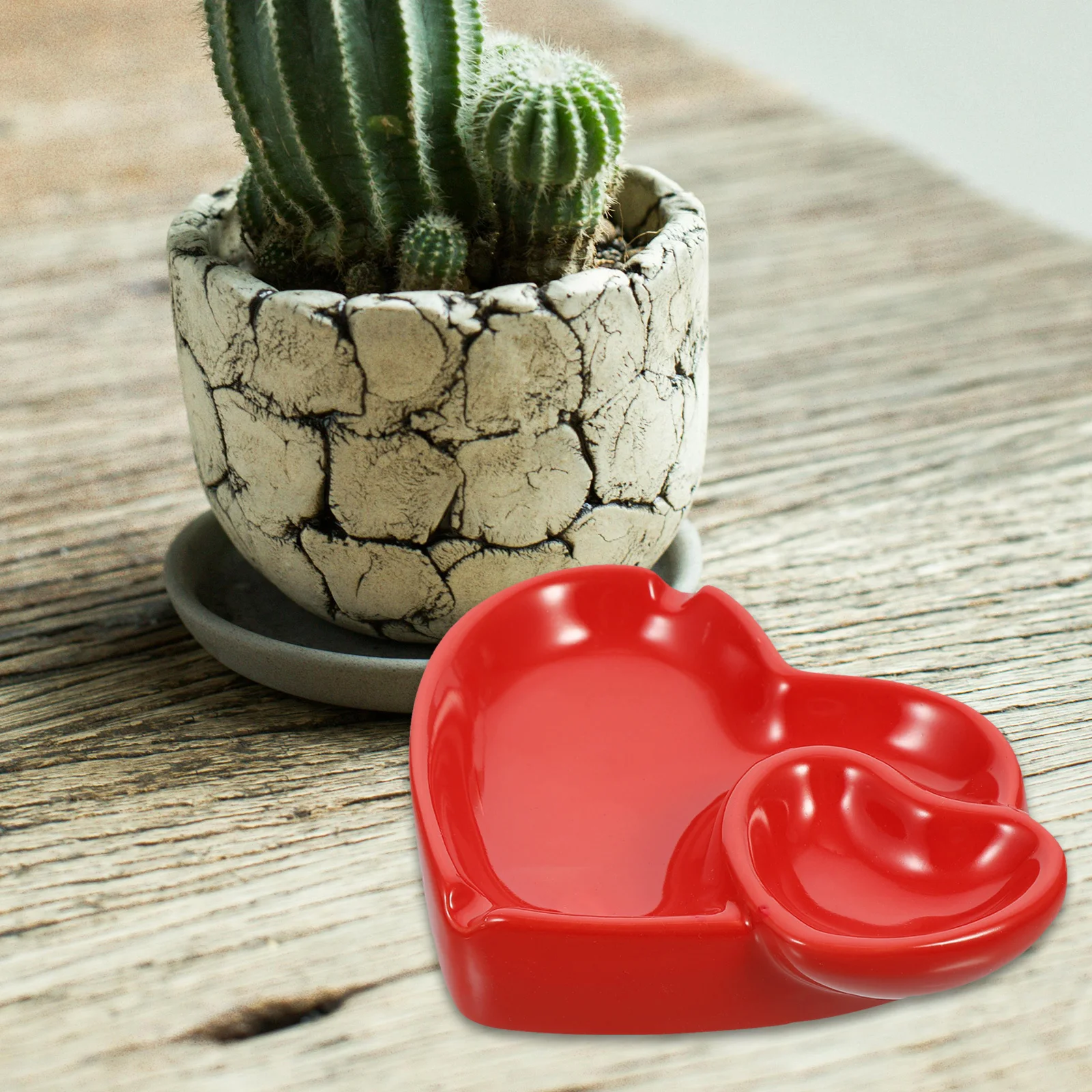 

Office Decoration Desktop Decorations Valentines Home Ashes Holder Large Heart Smoke Tray