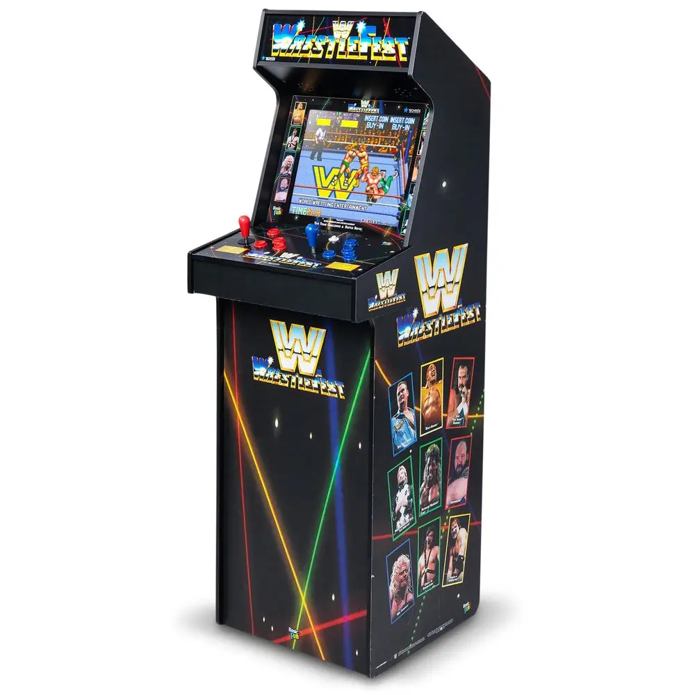 

Classics WWE Ultra Series Game Machine, 5 Games, 17 Liquid Crystal Screen Indoor Cabinet, Retro, Gaming Console, Basement Decor