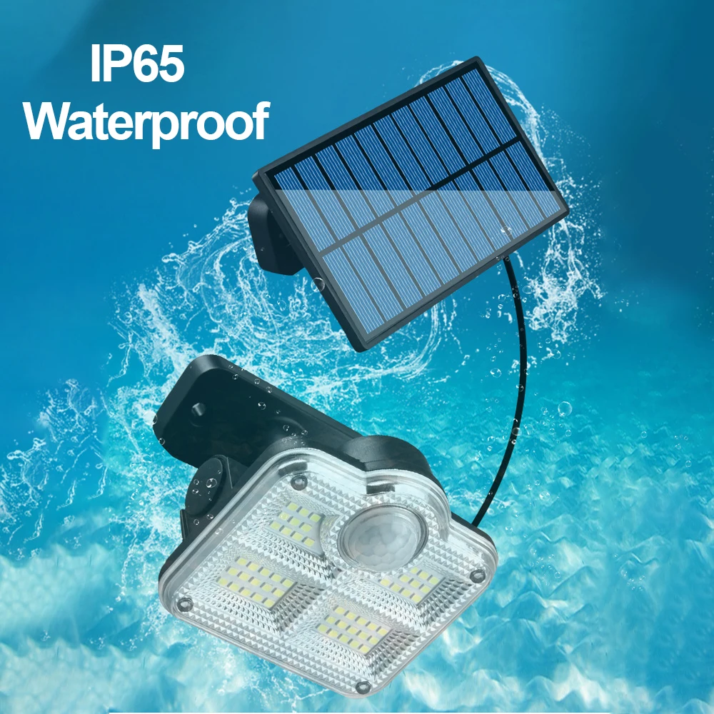 Outdoor Solar Spotlights LED Refletor Motion Sensor Garden Light Waterproof Solar Lamp With 5M Cable Solar LED Light Outdoor