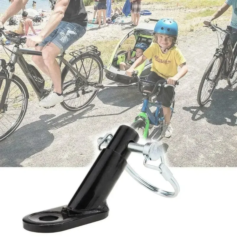 Acoplador de Remolque para Bicicleta con Codo Angulado y Adaptador de Montaje con Hebilla para Accesorio de Remolque de Bicicleta InStep Schwinn