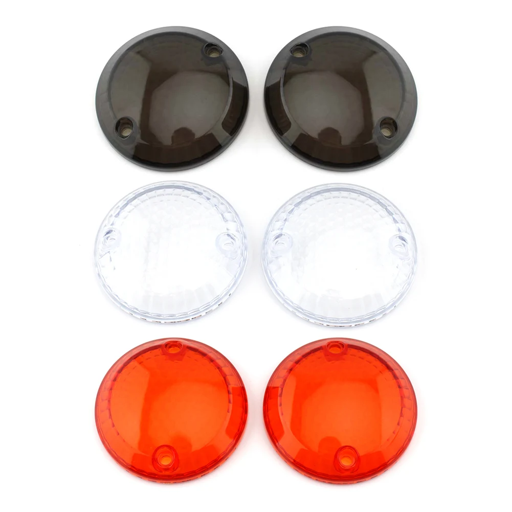 1Pair Motorcycle Turn Signal Light Lens Cover For Suzuki Intruder 1400 VX800 Smoke/Clear/Amber